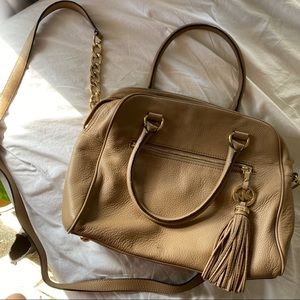Tan Michael Kors bag
